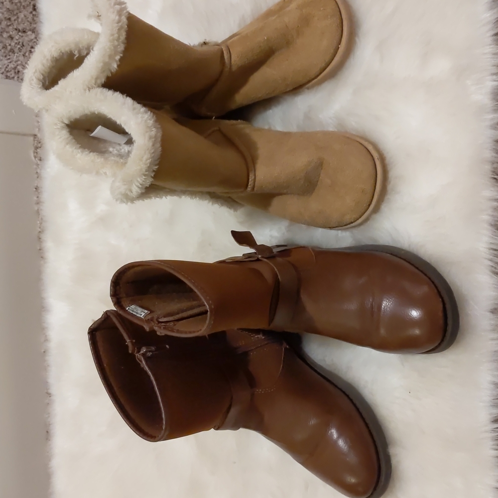 Lot of 2 Pairs kids boots size 2, Carter's riding boots